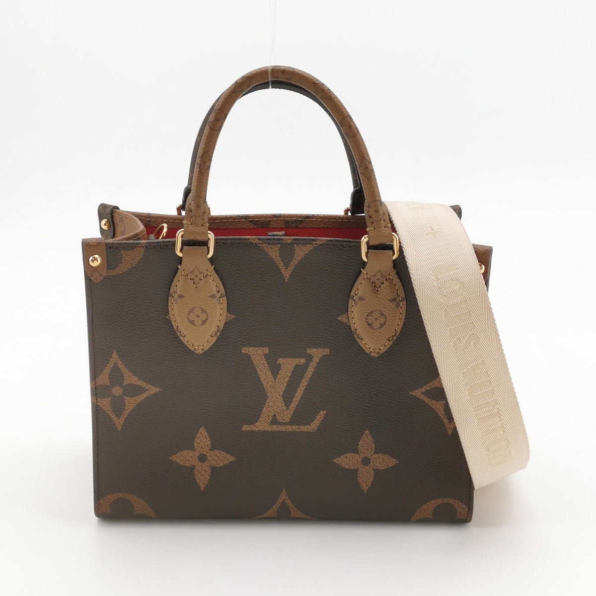 Louis Vuitton Onthego Brown Shoulder Bag 25 x 19 x 11.5 M46373