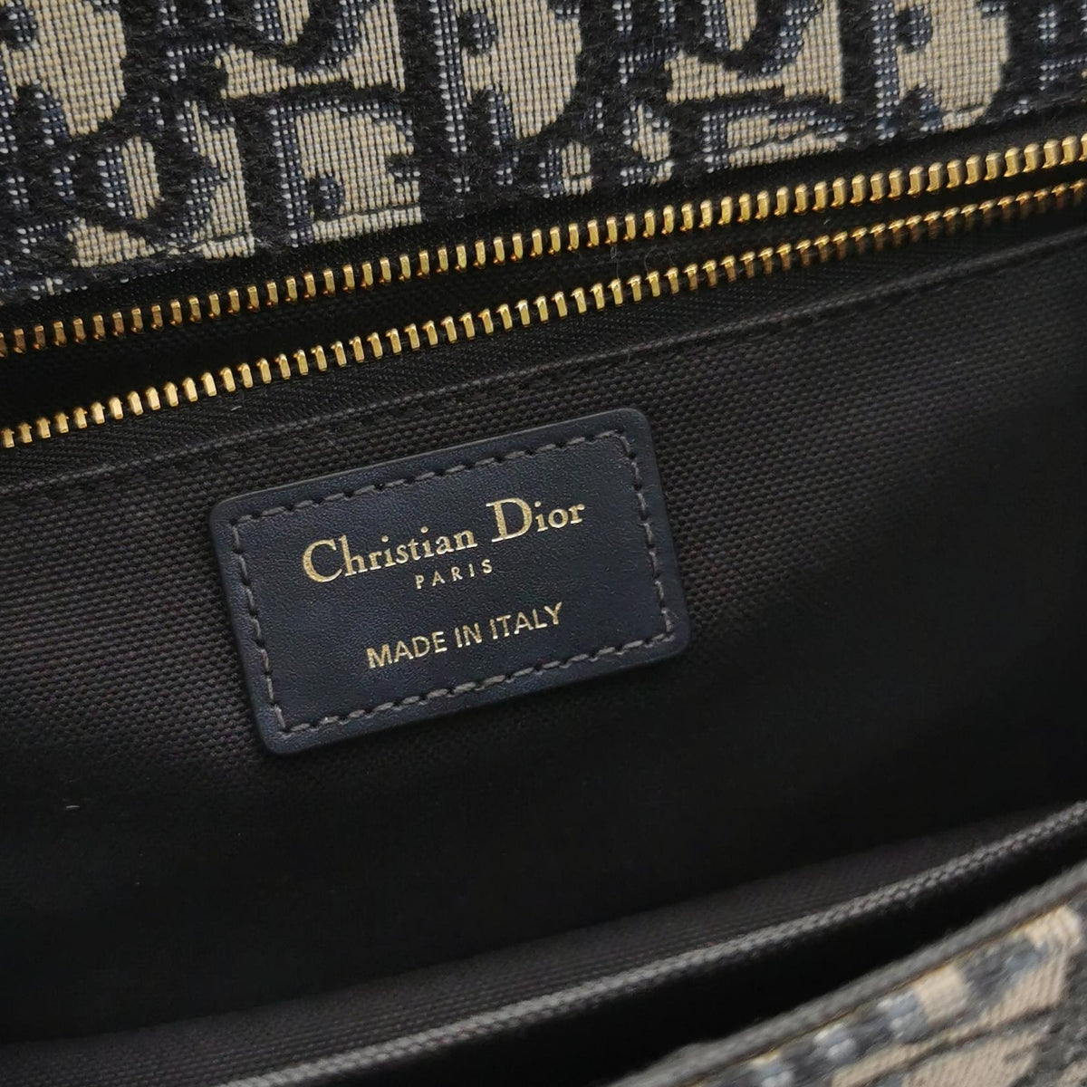 Dior Canvas Blue Shoulder Bag 25 cm x 16 cm x 8 cm M9208UTZQ_M928