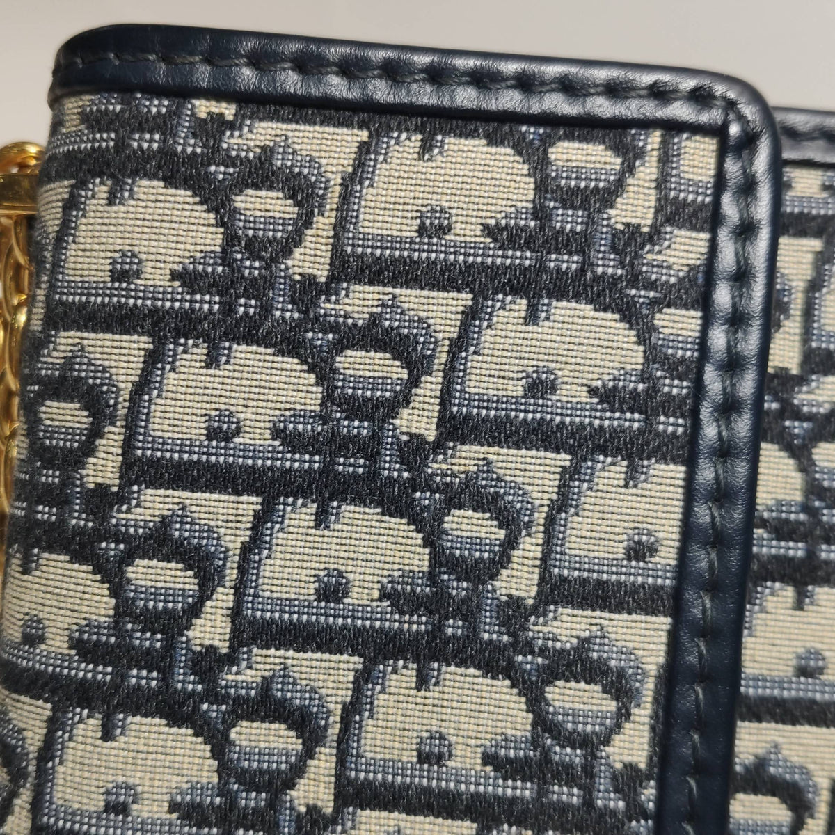 Dior Canvas Blue Shoulder Bag 25 cm x 16 cm x 8 cm M9208UTZQ_M928