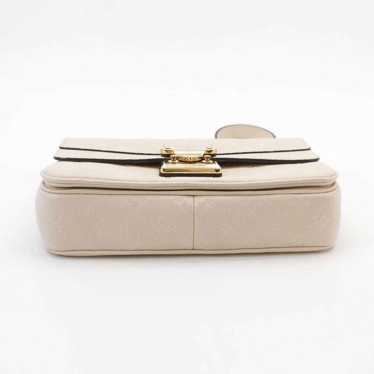 Louis Vuitton Beige Shoulder Bag Length: 25 cm, Height: 15.5 cm, Thickness: 6 cm