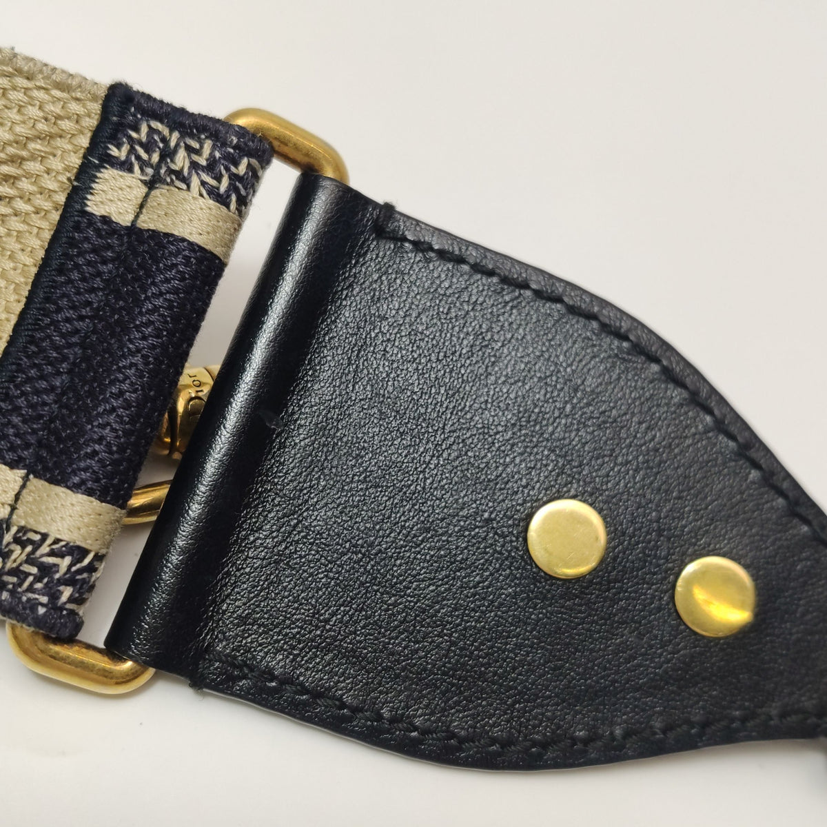 Dior Canvas Blue Saddle Bag Length 18 cm, height 15 cm, thickness 5 cm. M0456CTZQ_M928