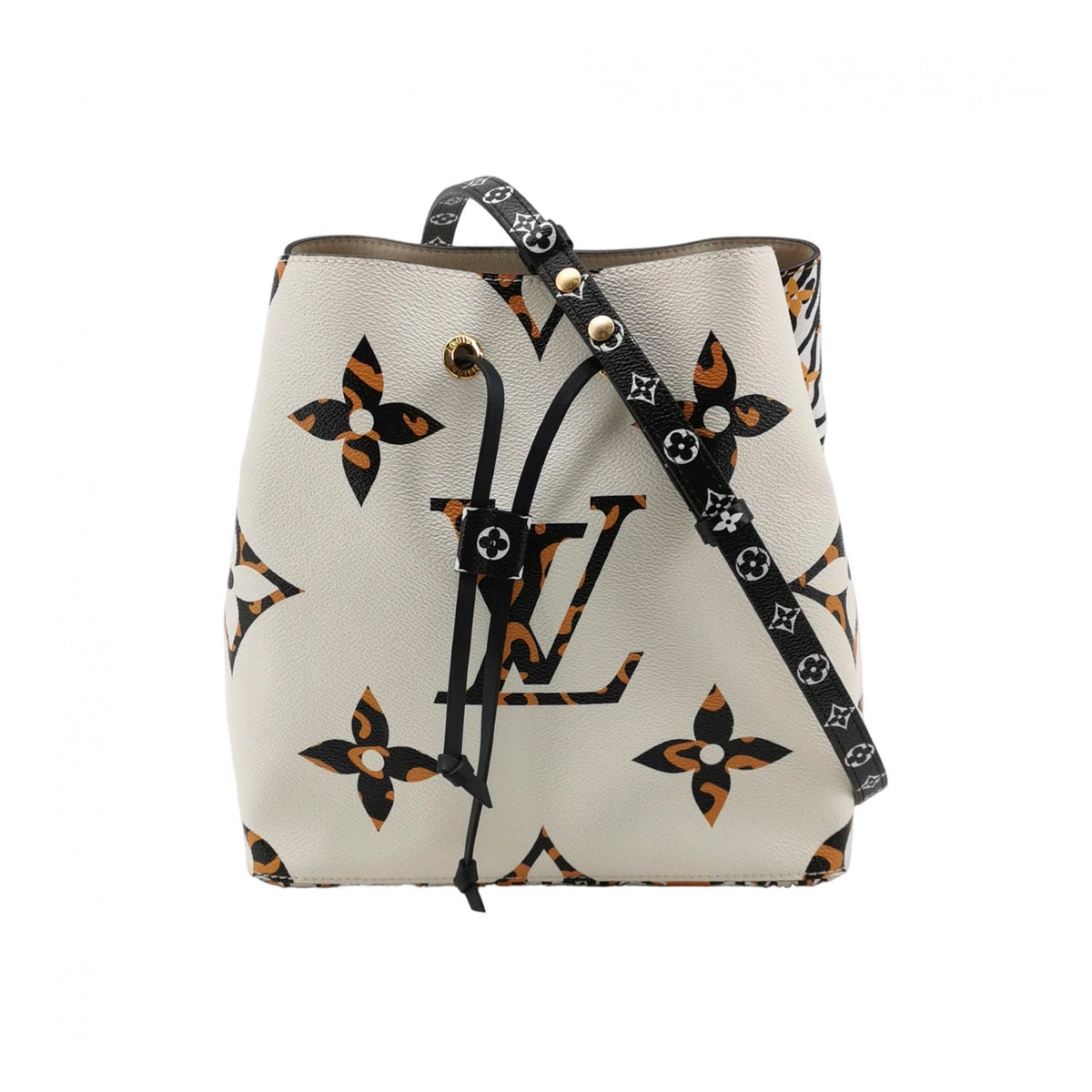 Louis Vuitton White Shoulder Bag Length: 26 cm, Height: 26 cm, Thickness: 17 cm M44679