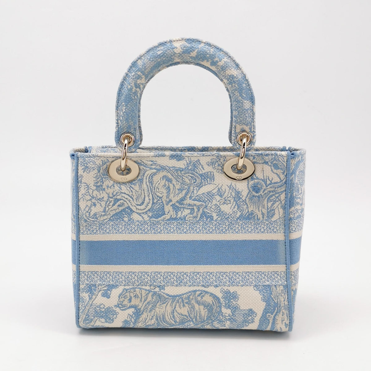 Dior Canvas Blue Shoulder Bag Length: 24 cm, Height: 20 cm, Thickness: 12 cm M0565OTDT_M917