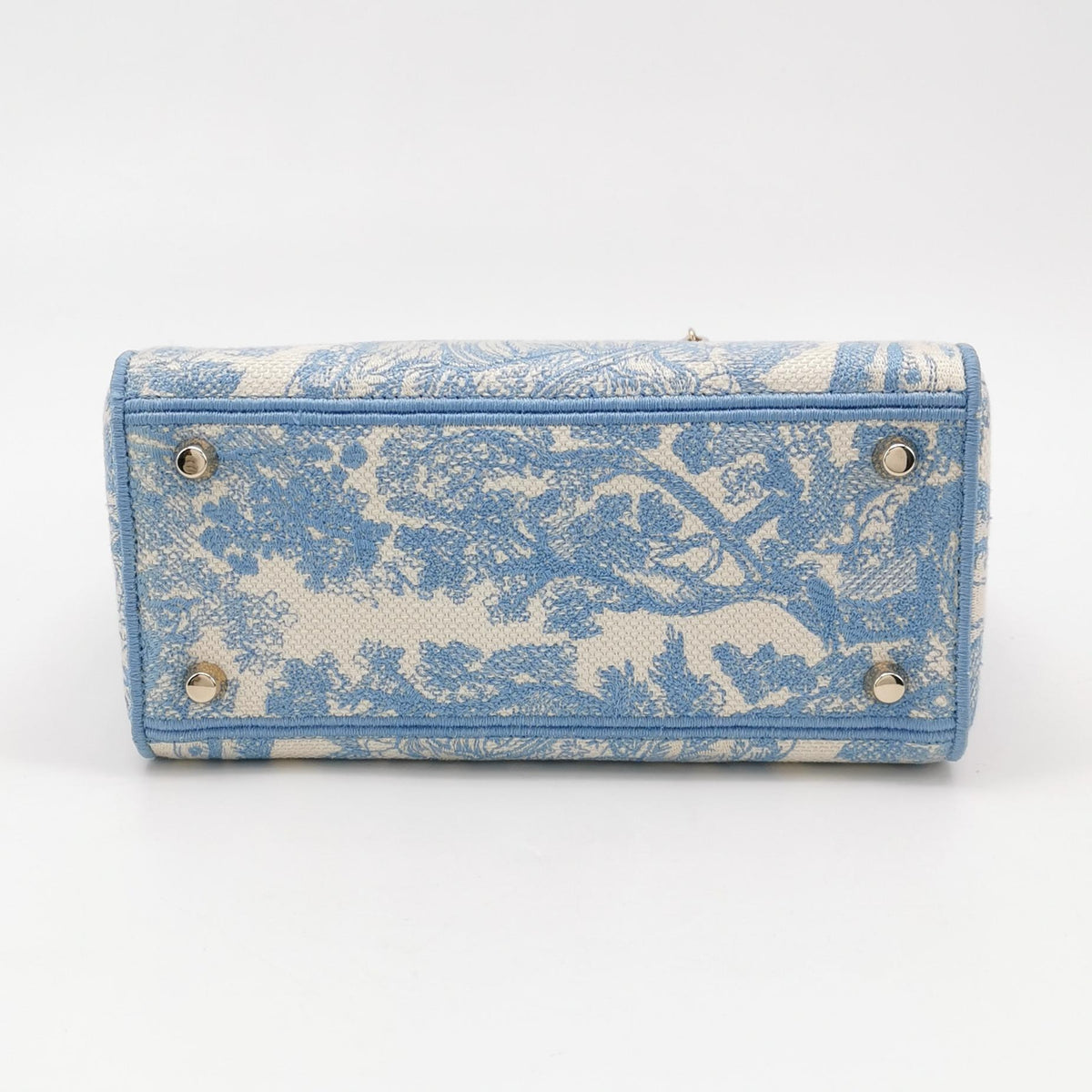 Dior Canvas Blue Shoulder Bag Length: 24 cm, Height: 20 cm, Thickness: 12 cm M0565OTDT_M917