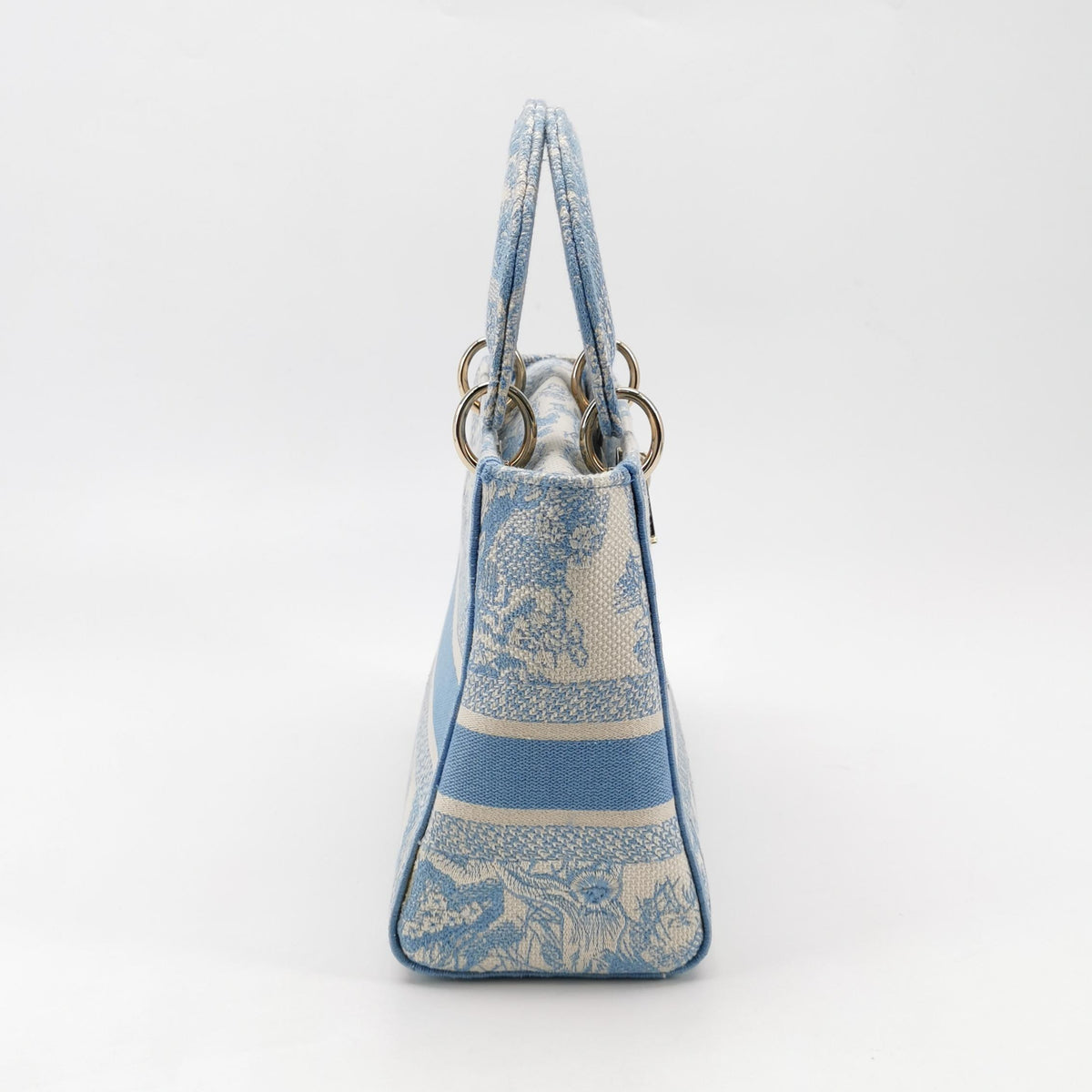 Dior Canvas Blue Shoulder Bag Length: 24 cm, Height: 20 cm, Thickness: 12 cm M0565OTDT_M917