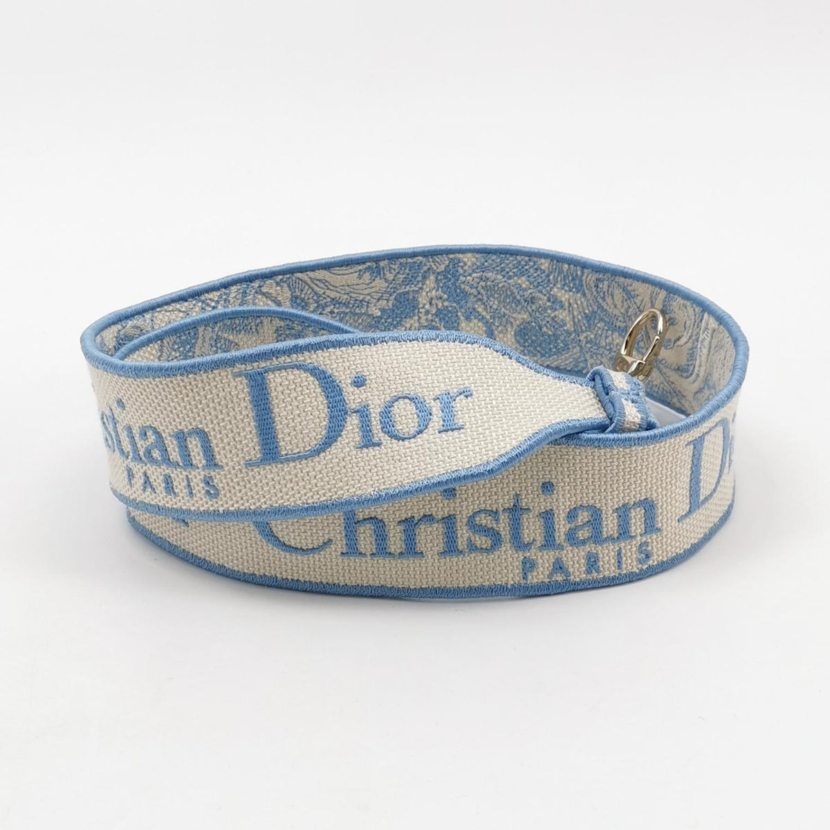 Dior Canvas Blue Shoulder Bag Length: 24 cm, Height: 20 cm, Thickness: 12 cm M0565OTDT_M917