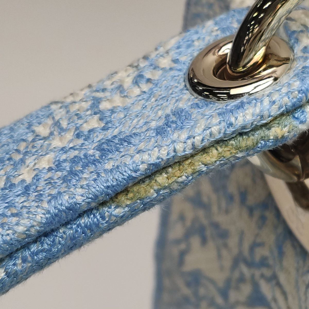 Dior Canvas Blue Shoulder Bag Length: 24 cm, Height: 20 cm, Thickness: 12 cm M0565OTDT_M917