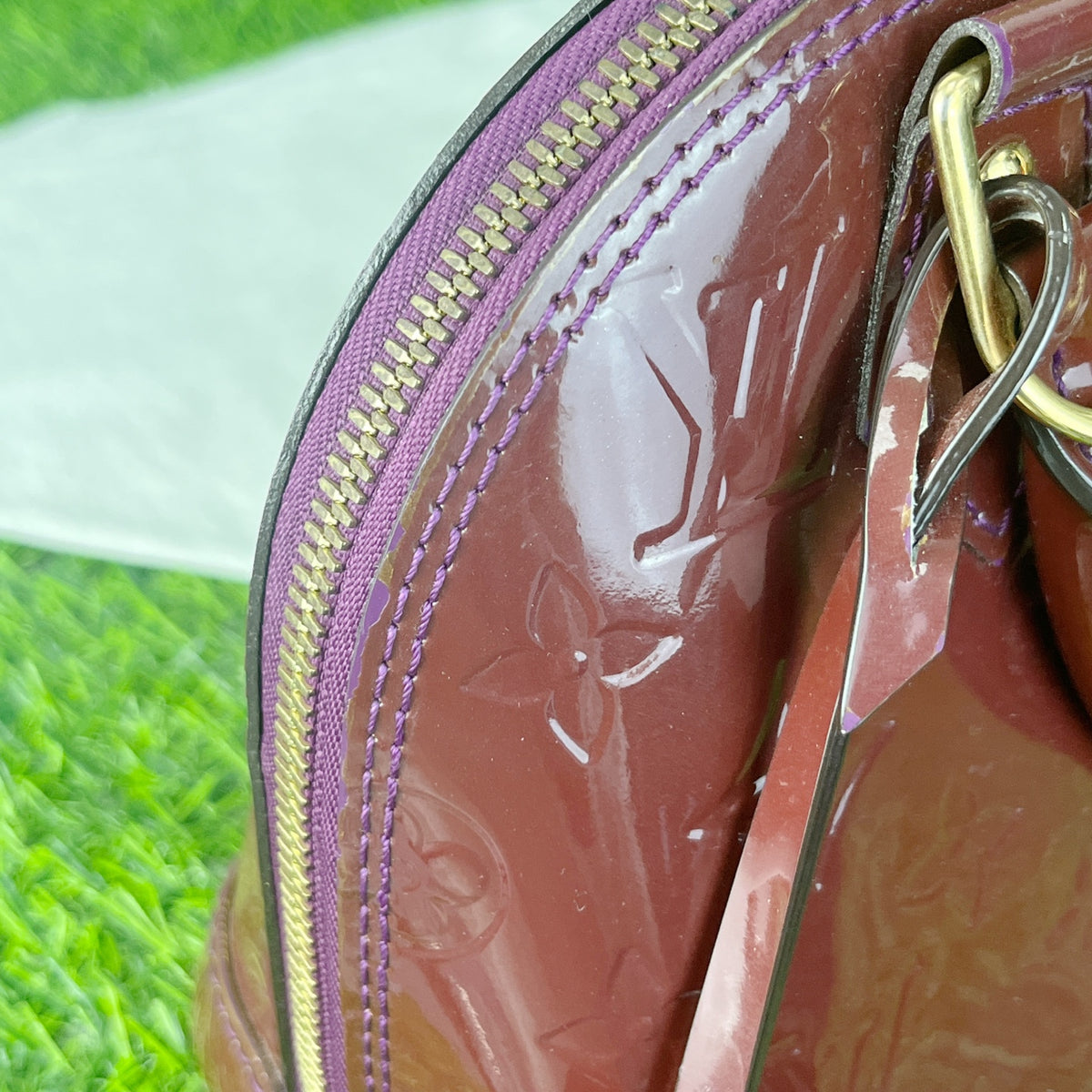 Louis Vuitton Length 24 cm x Width 12 cm x Height 17 cm M91606