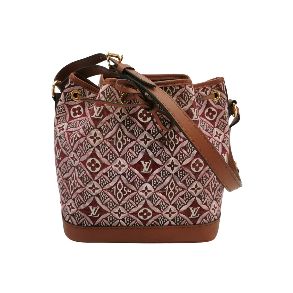 Louis Vuitton Canvas Red Shoulder Bag Length: 25.5 cm, Height: 25.5 cm, Thickness: 19.5 cm M57154
