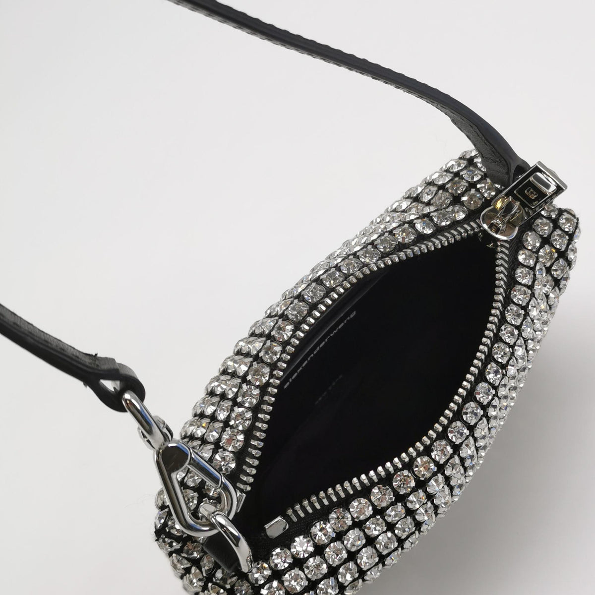 Alexander Wang Silver Satchel Length: 13.5 cm, Height: 8.5 cm, Thickness: 3.5 cm