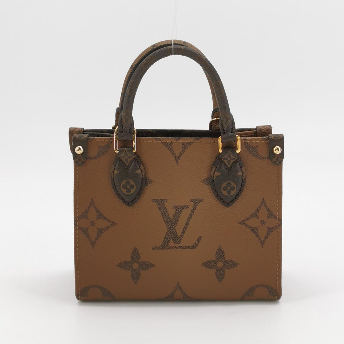 Louis Vuitton ONTHEGO BB Handbag Brown Shoulder Bag Length: 18 cm, Height: 15 cm, Thickness: 8 cm M46839