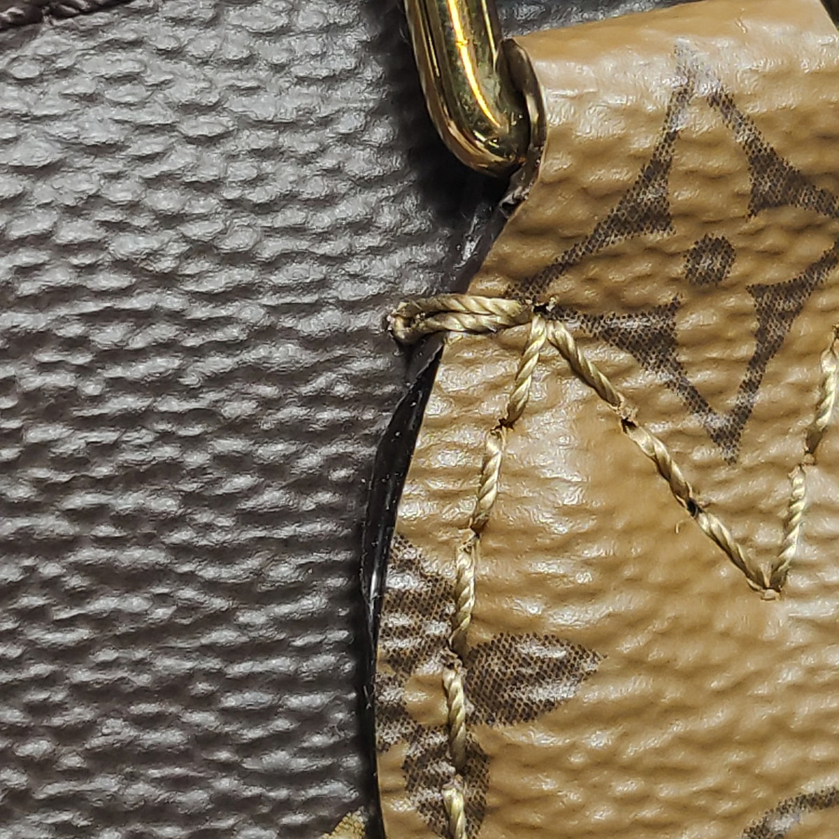 Louis Vuitton ONTHEGO BB Handbag Brown Shoulder Bag Length: 18 cm, Height: 15 cm, Thickness: 8 cm M46839