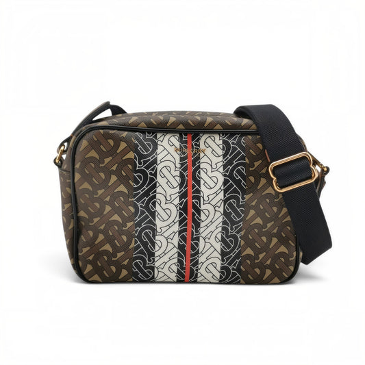 Monogram Stripe Camera Bag