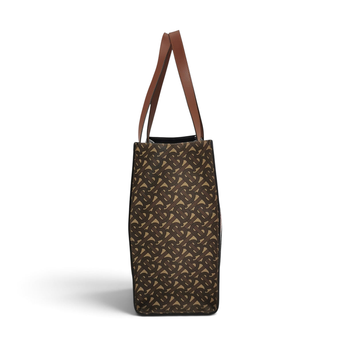 Portrait Monogram Stripe Tote