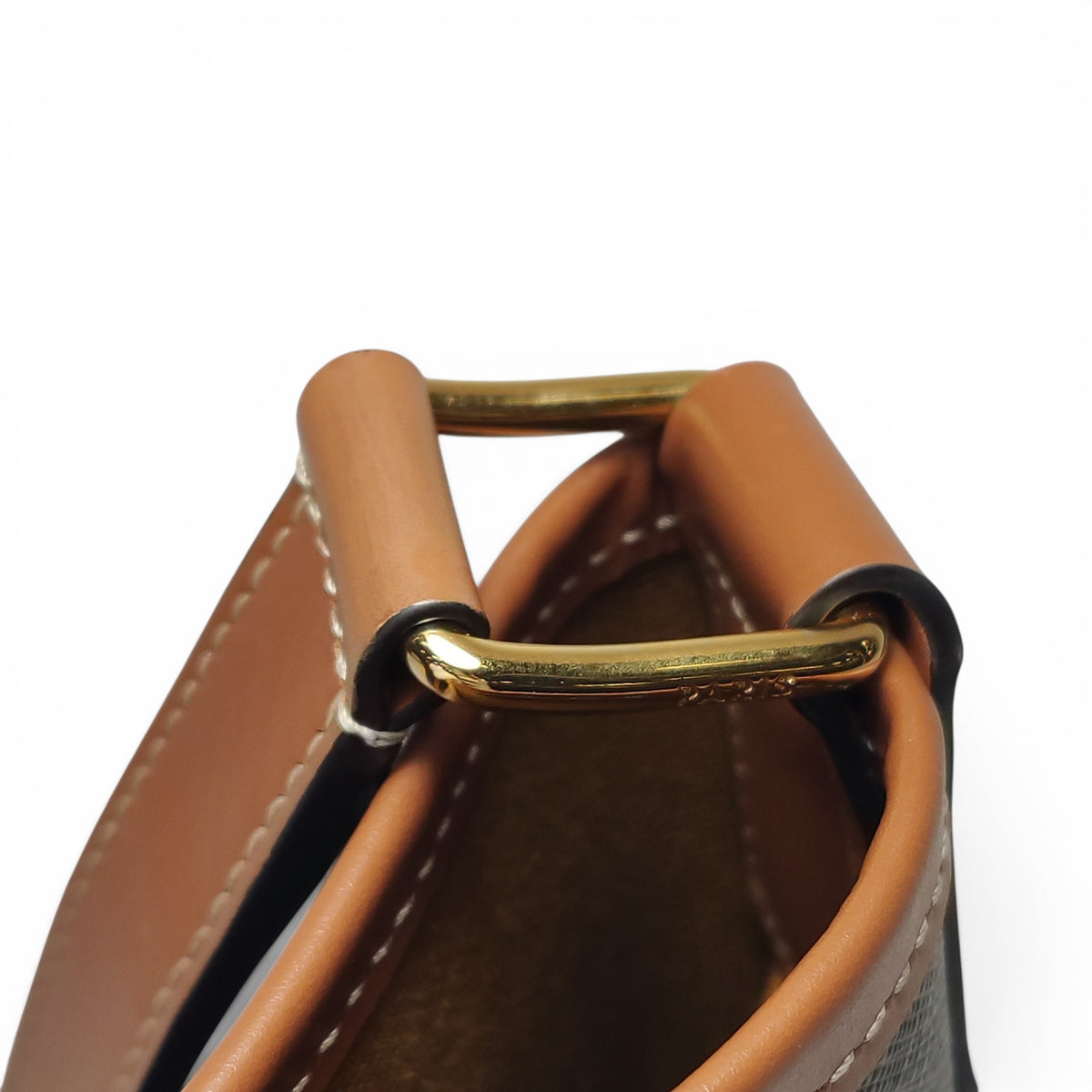 Small Trumpet Bucket Bag in Triomphe Canvas