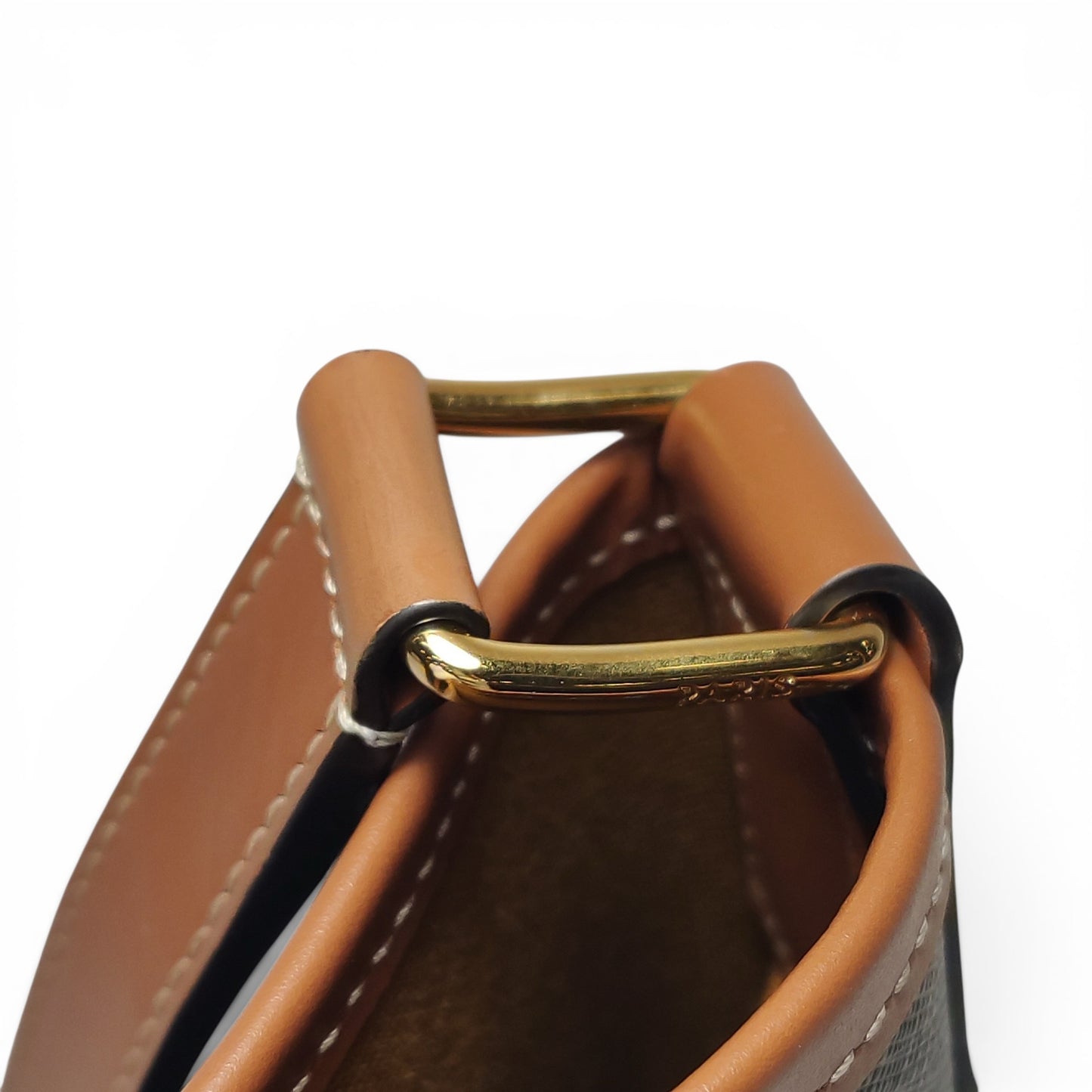 Small Trumpet Bucket Bag in Triomphe Canvas