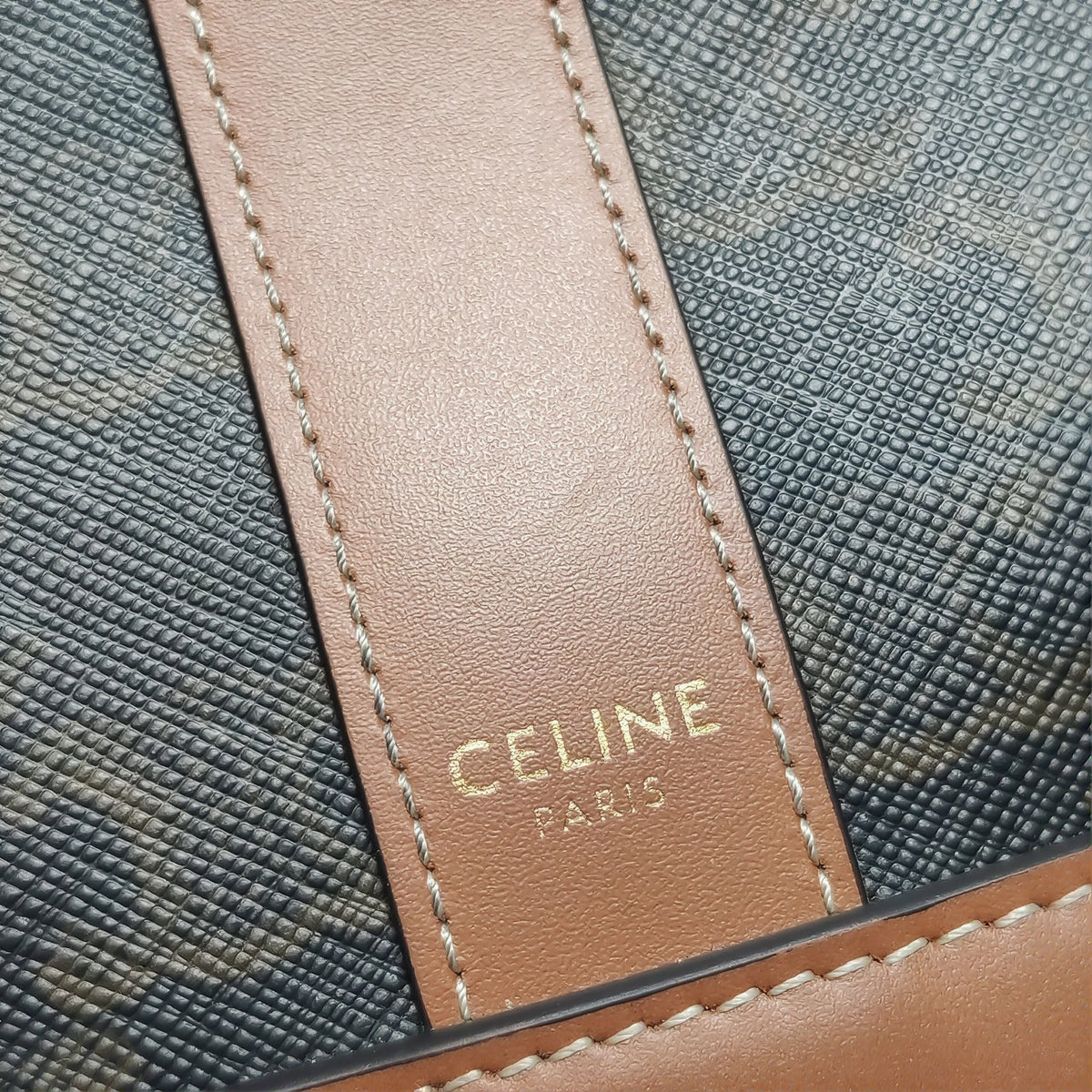 Small Trumpet Bucket Bag in Triomphe Canvas