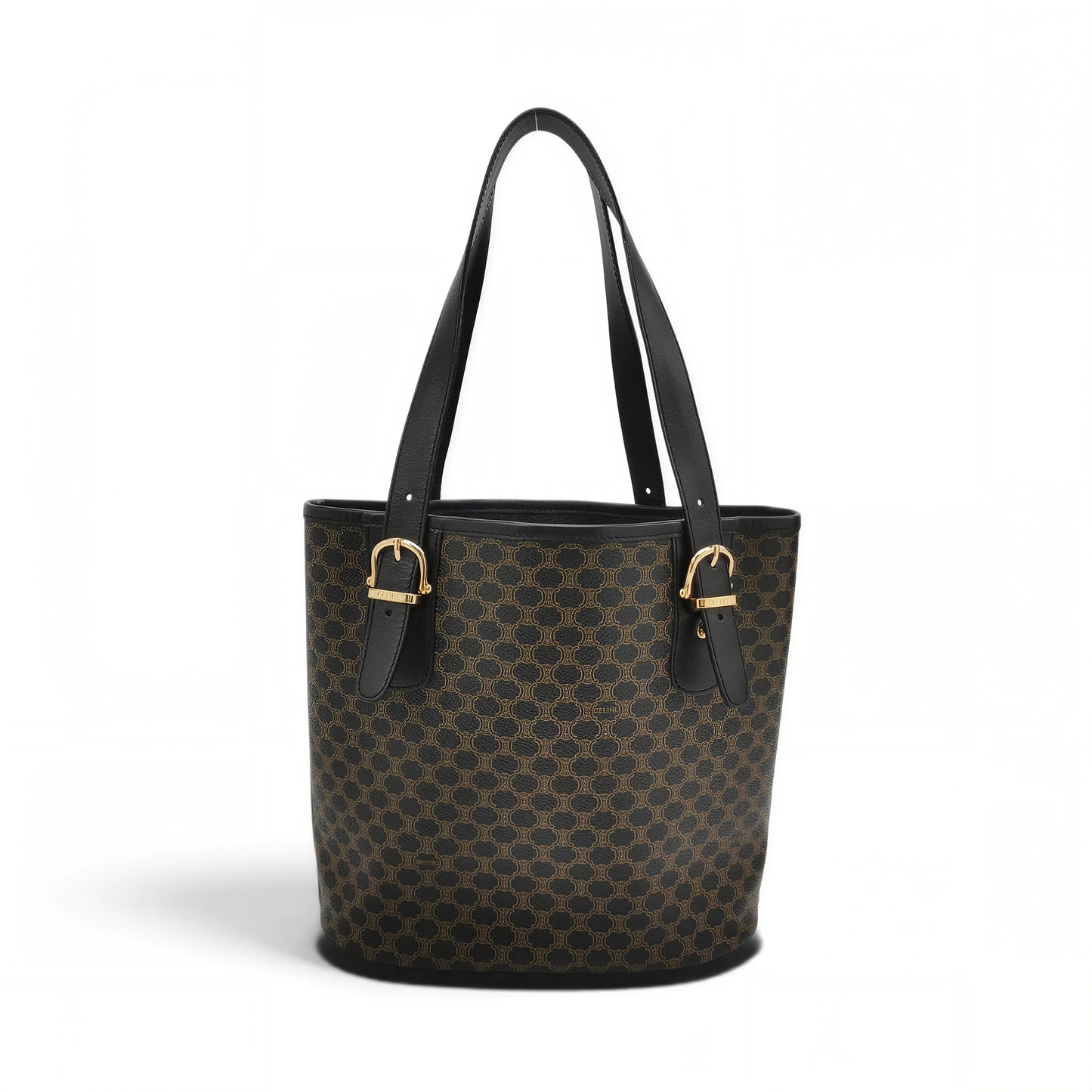 Small Bucket Bag in Triomphe Canvas