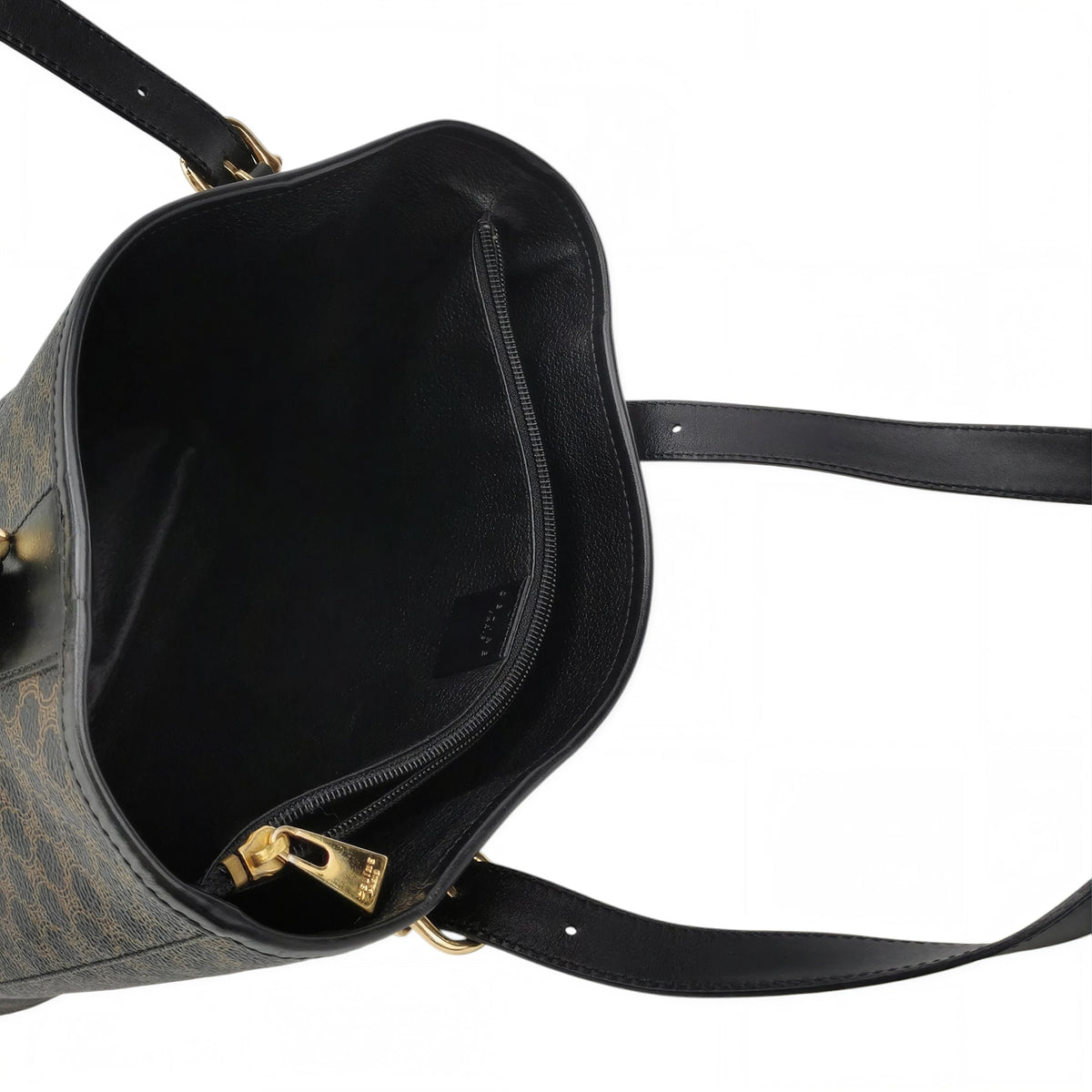 Small Bucket Bag in Triomphe Canvas