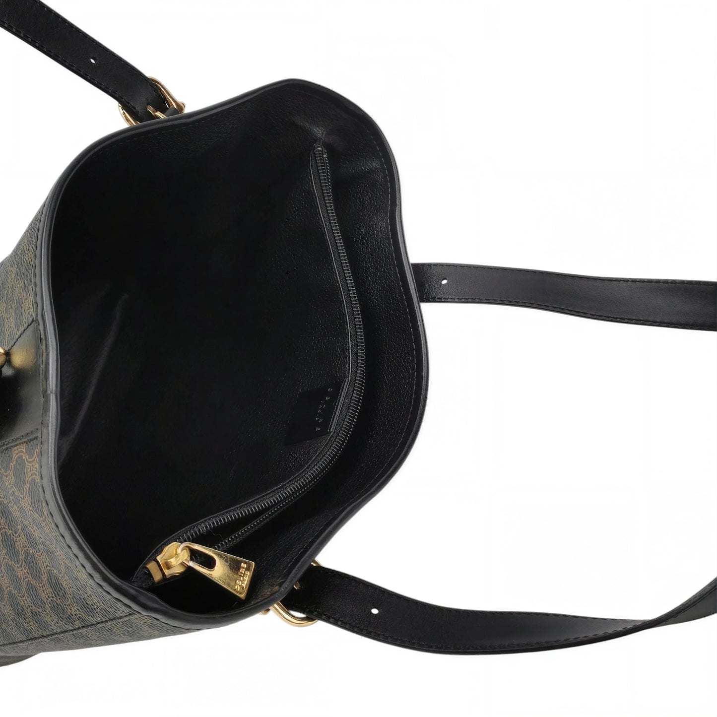 Small Bucket Bag in Triomphe Canvas