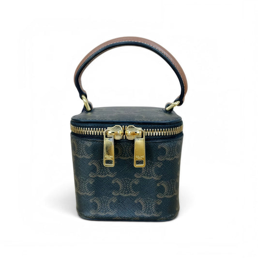 Mini Vanity Case in Triomphe Canvas