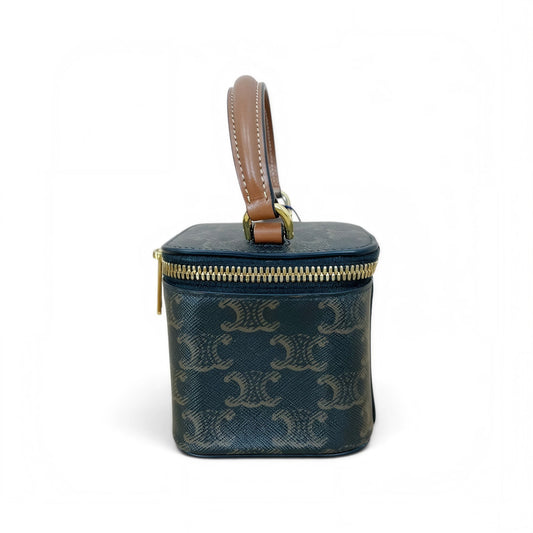 Mini Vanity Case in Triomphe Canvas