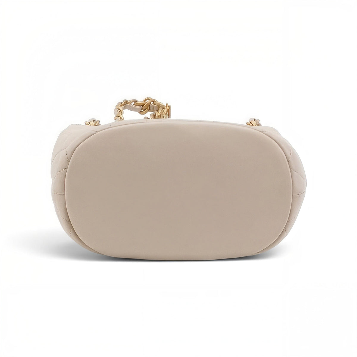 Mini Bucket Bag with Chanel Letters Chain