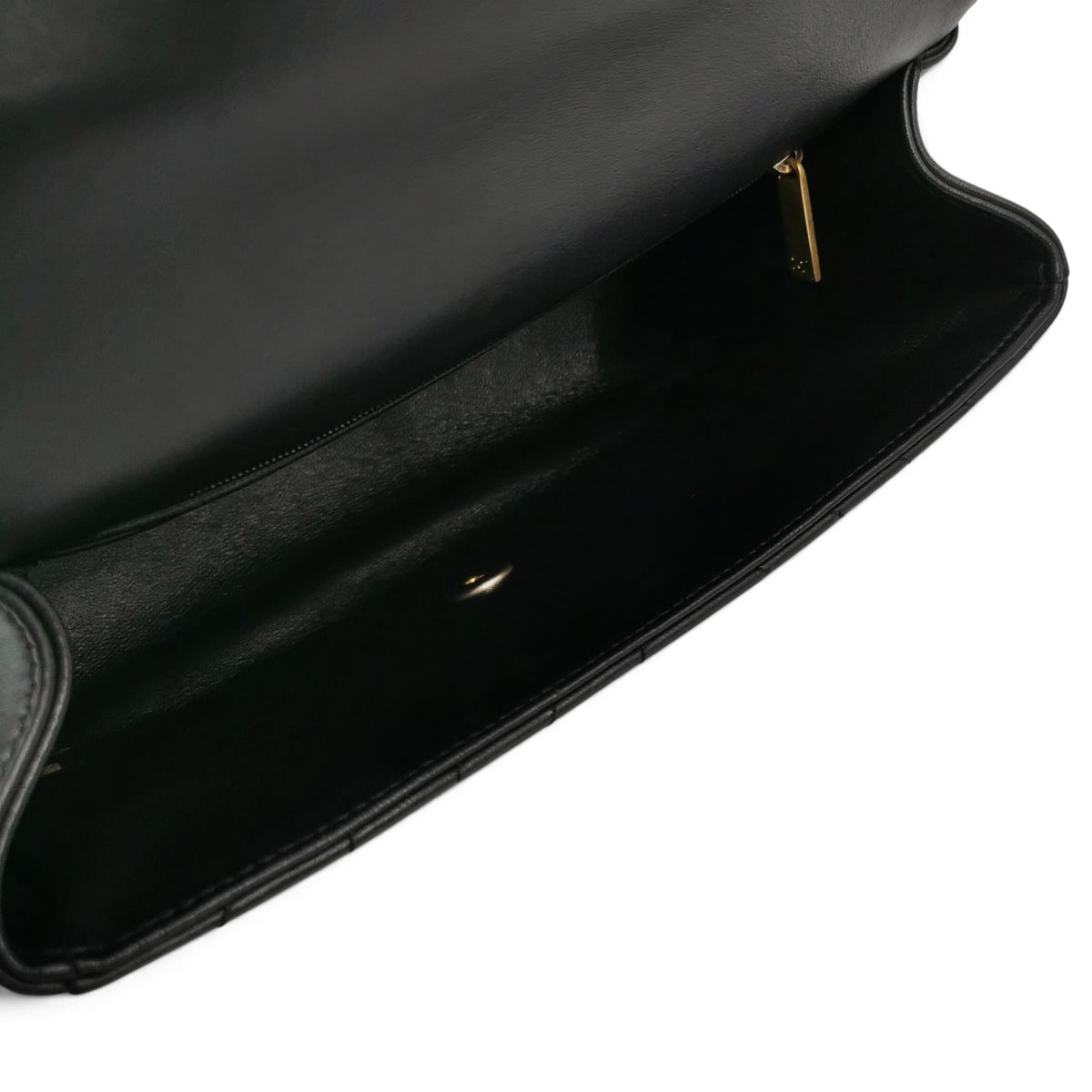 Chevron Flap Bag with Top Handle