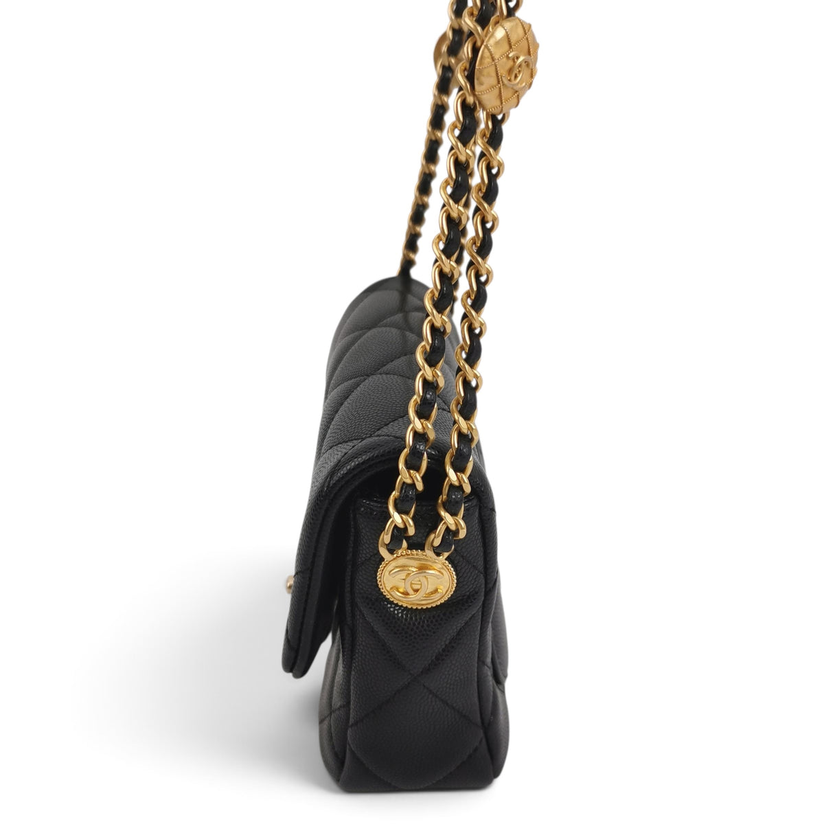 Mini Flap Bag with CC Coin Chain
