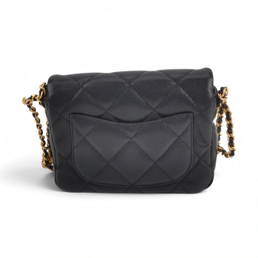 Mini Flap Bag with CC Coin Chain