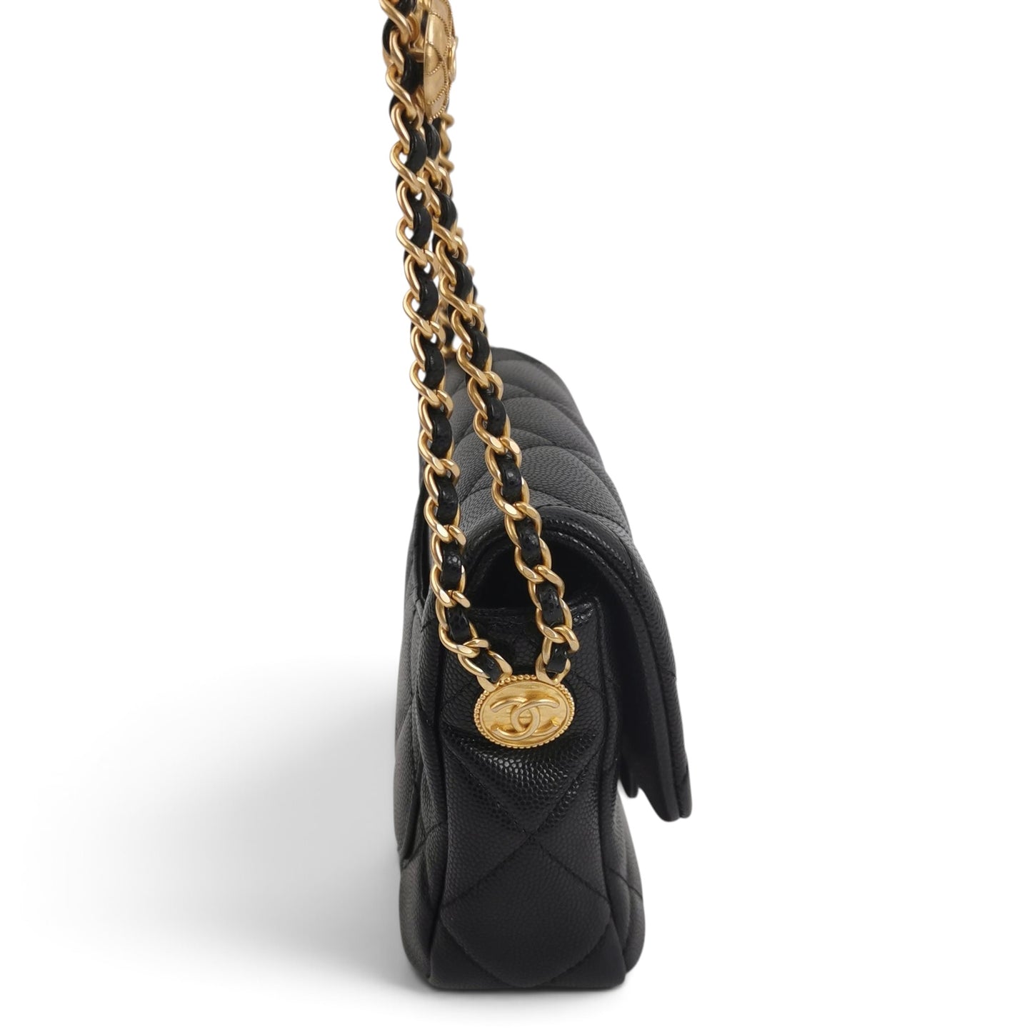 Mini Flap Bag with CC Coin Chain