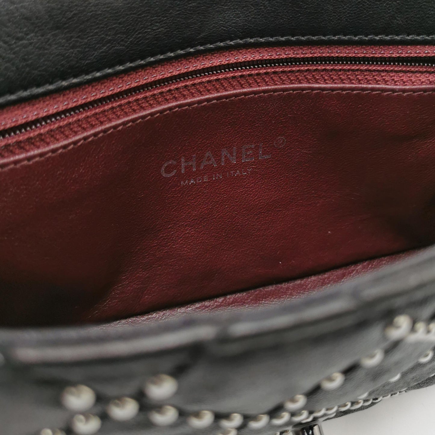 Studded Flap Bag