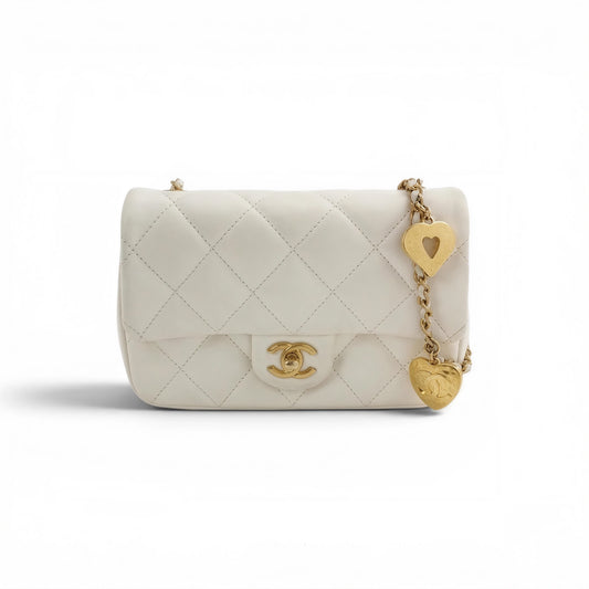 Sweet Heart Mini Flap Bag
