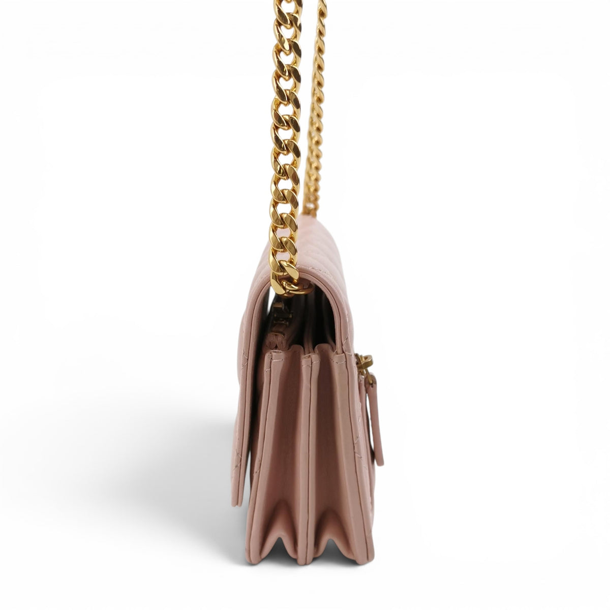 Classic Wallet on Chain with Resin Stone Chain