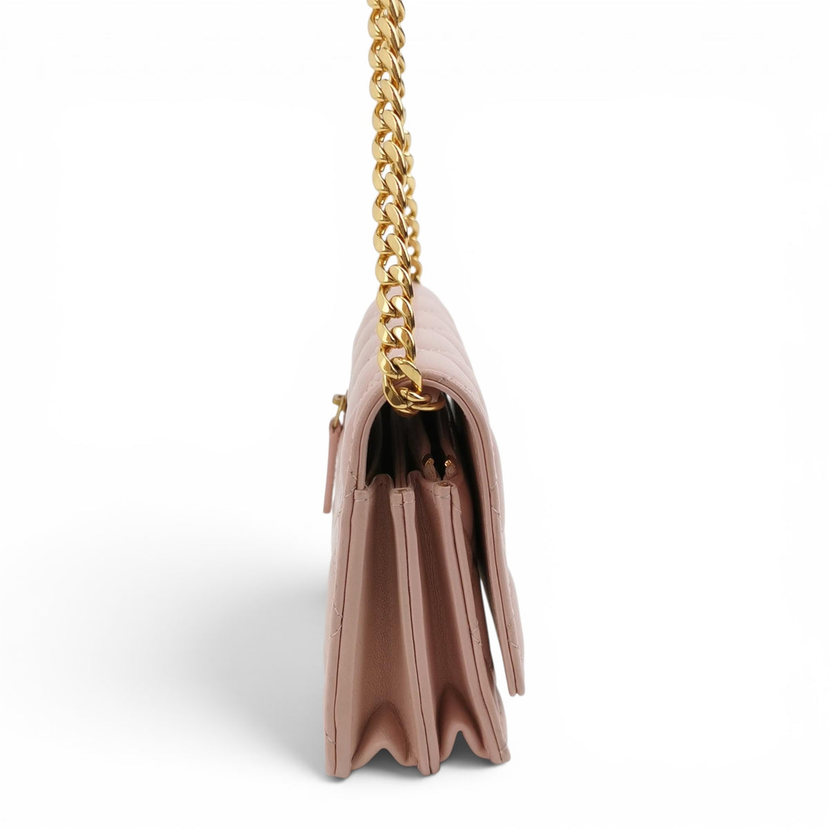 Classic Wallet on Chain with Resin Stone Chain