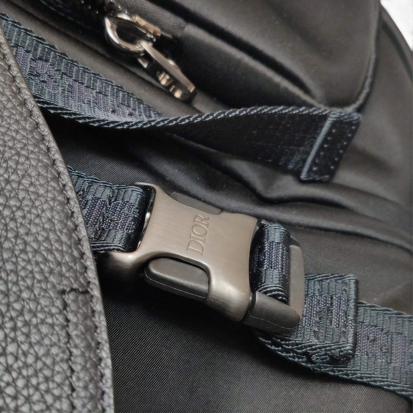 Dior × Sacai Saddle Bag