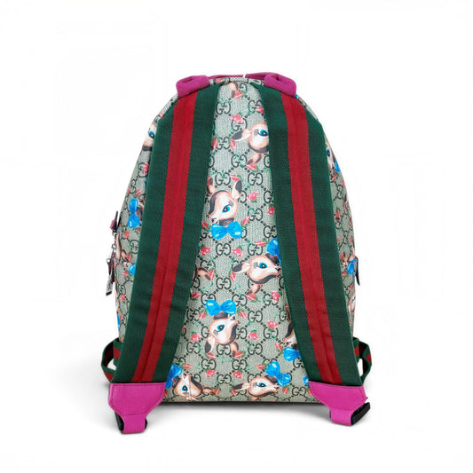 Children's GG Supreme Fawn Print Backpack