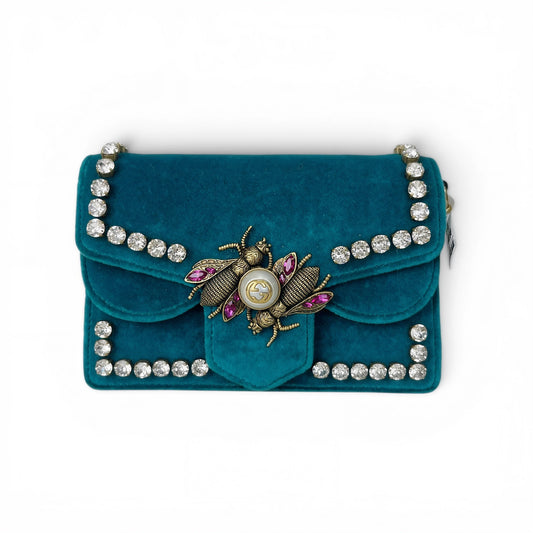 Broadway Rhinestone Bee Mini Bag