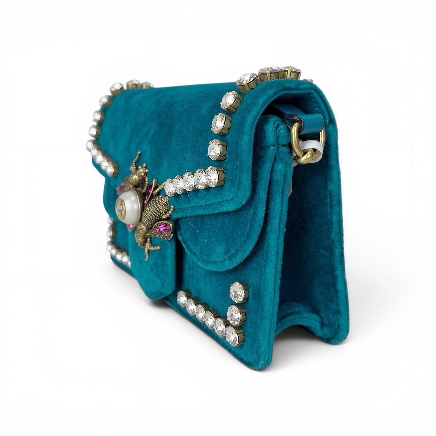 Broadway Rhinestone Bee Mini Bag