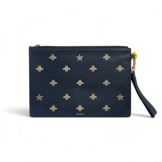 Bee Star Pouch Clutch