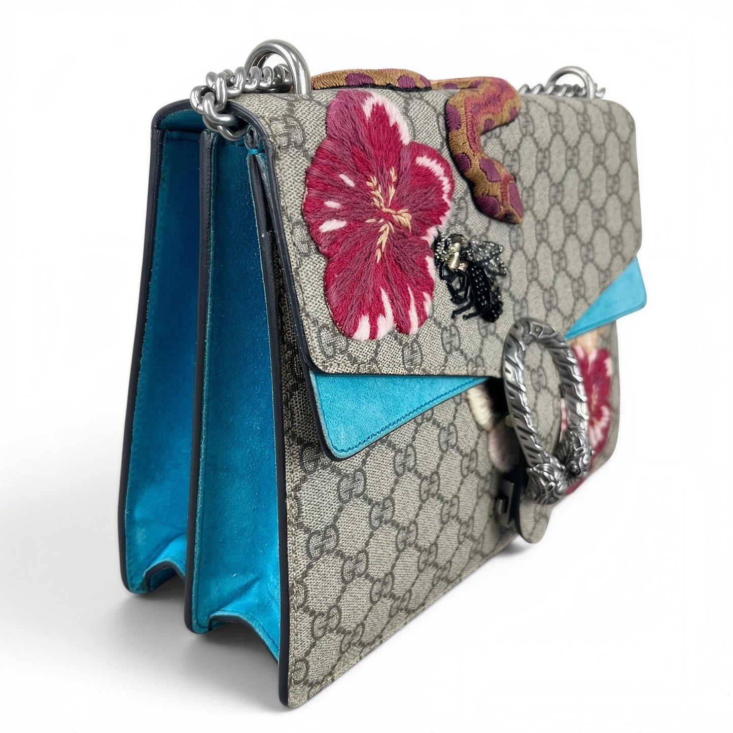 Dionysus Snake & Floral Embroidered