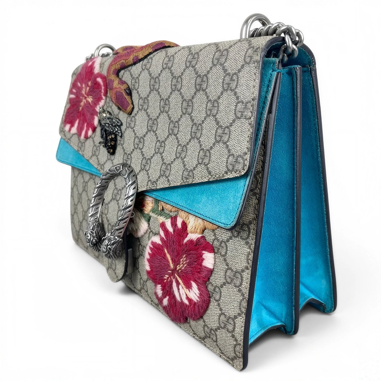 Dionysus Snake & Floral Embroidered