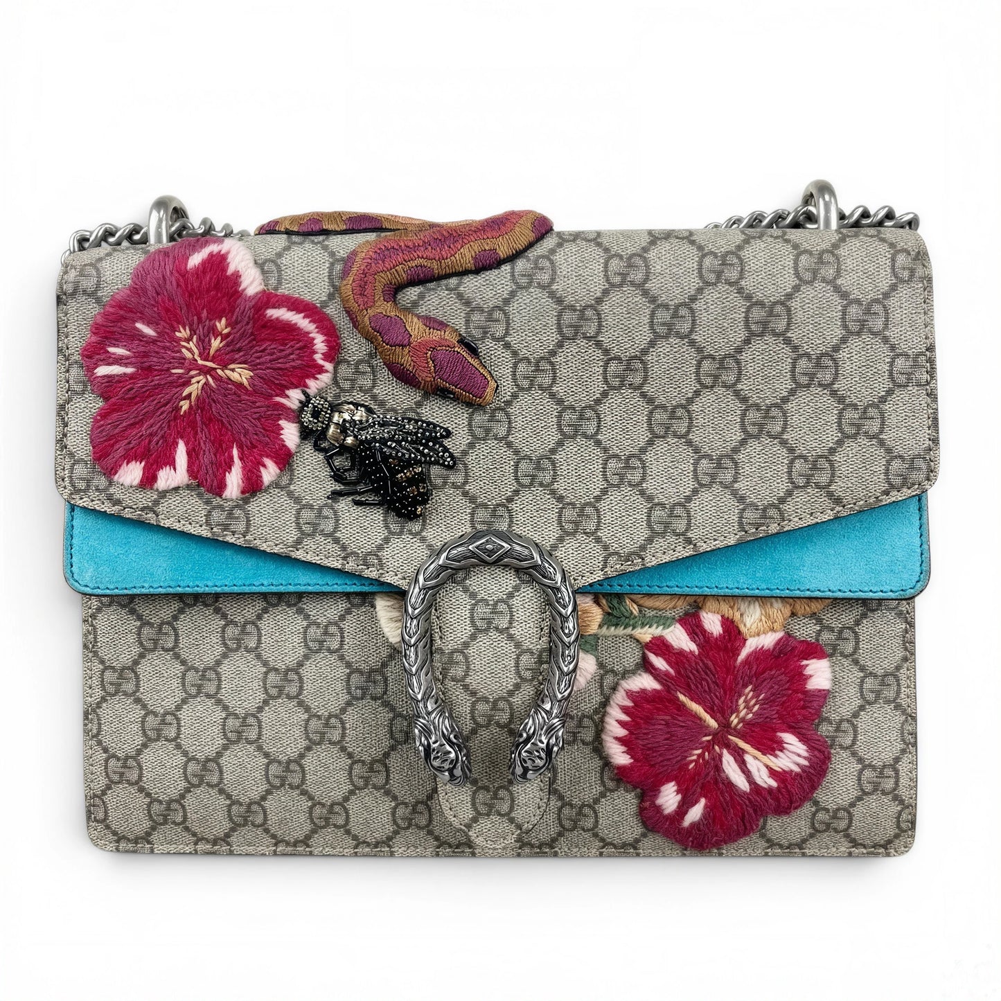 Dionysus Snake & Floral Embroidered