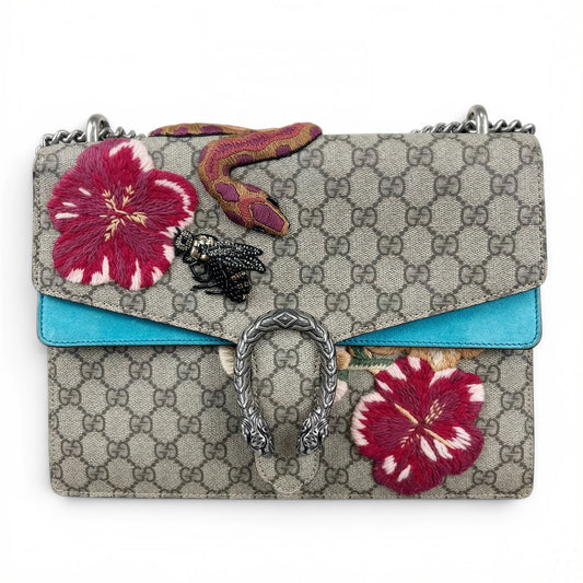 Dionysus Snake & Floral Embroidered