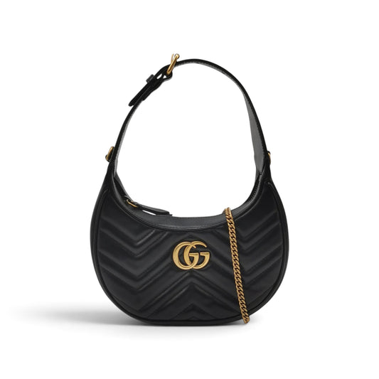 GG Marmont Half-Moon Mini Bag