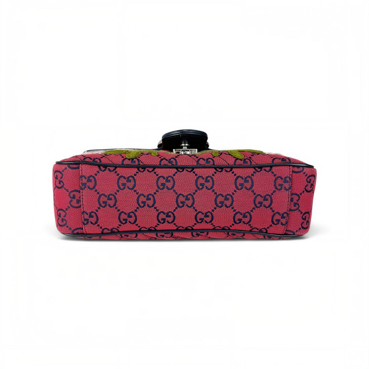 GG Marmont Floral Embroidered Small Shoulder Bag