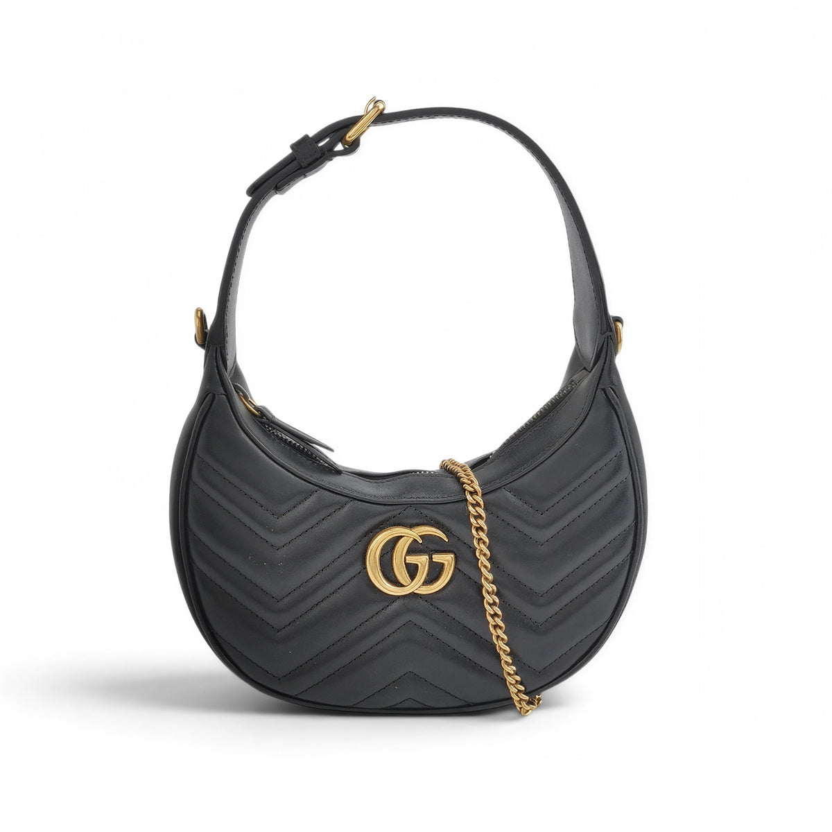 GG Marmont Half-Moon Mini Bag