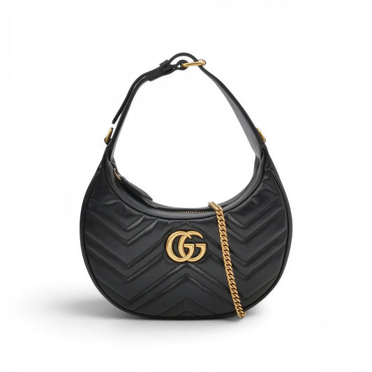 GG Marmont Half-Moon Mini Bag