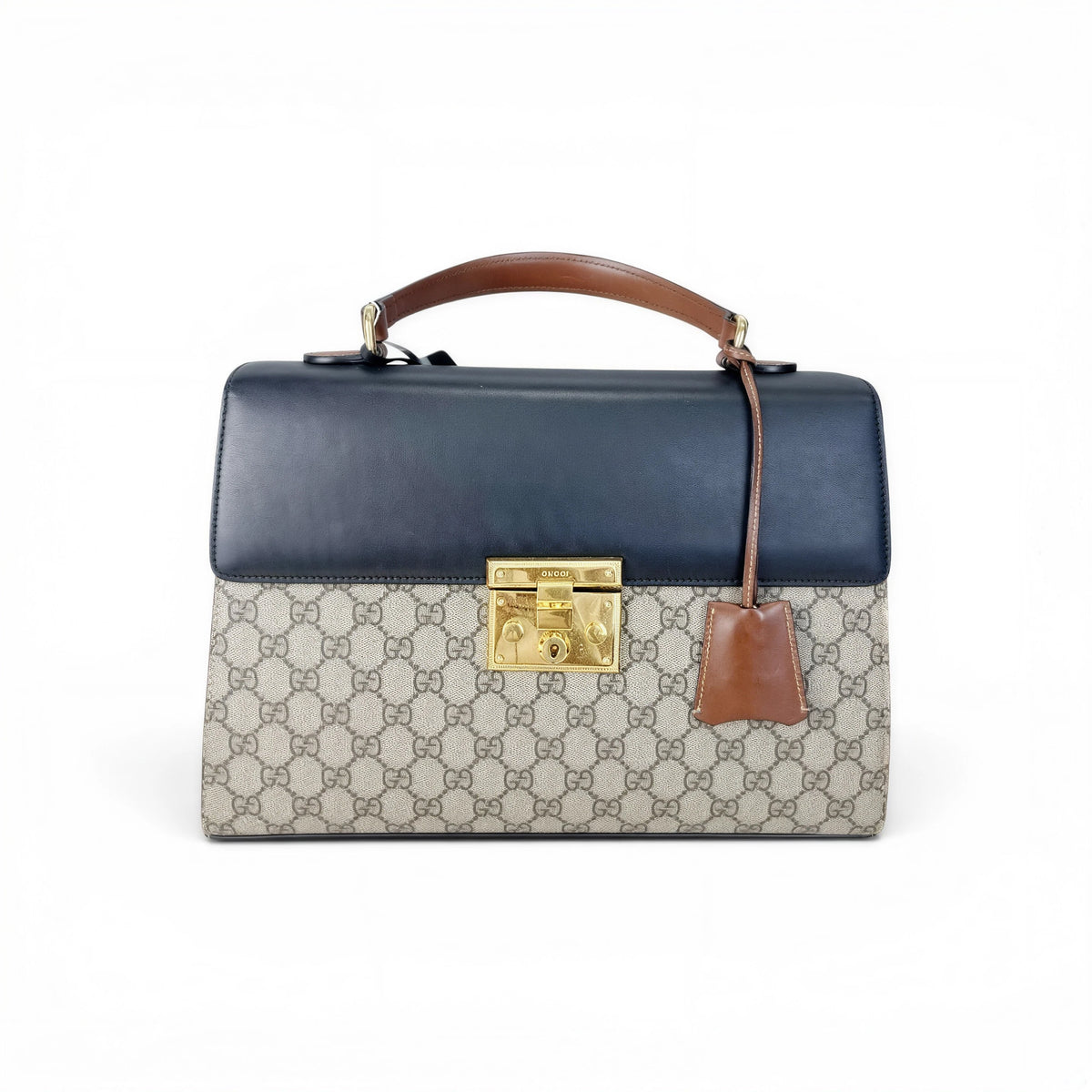 Padlock Top Handle Bag Large