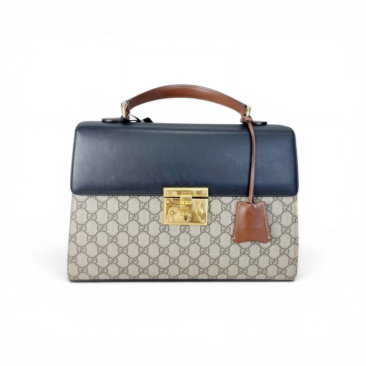 Padlock Top Handle Bag Large